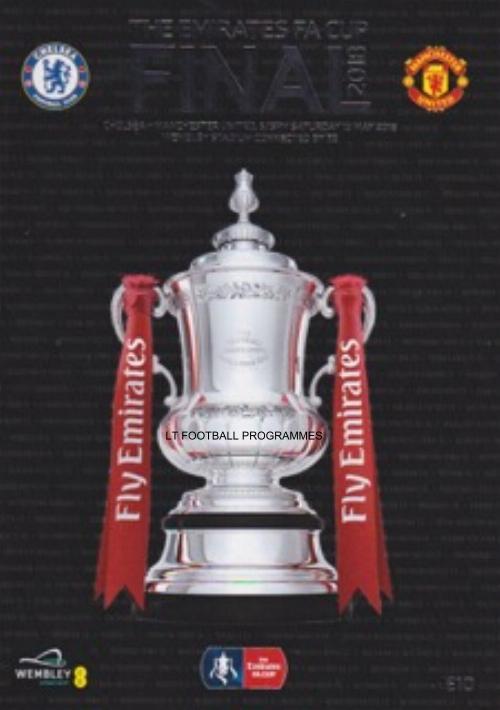 2018 FA CUP FINAL - MAN UTD v CHELSEA (POST FREE) 2018 FA CUP FINAL - MAN UTD v CHELSEA (POST FREE)